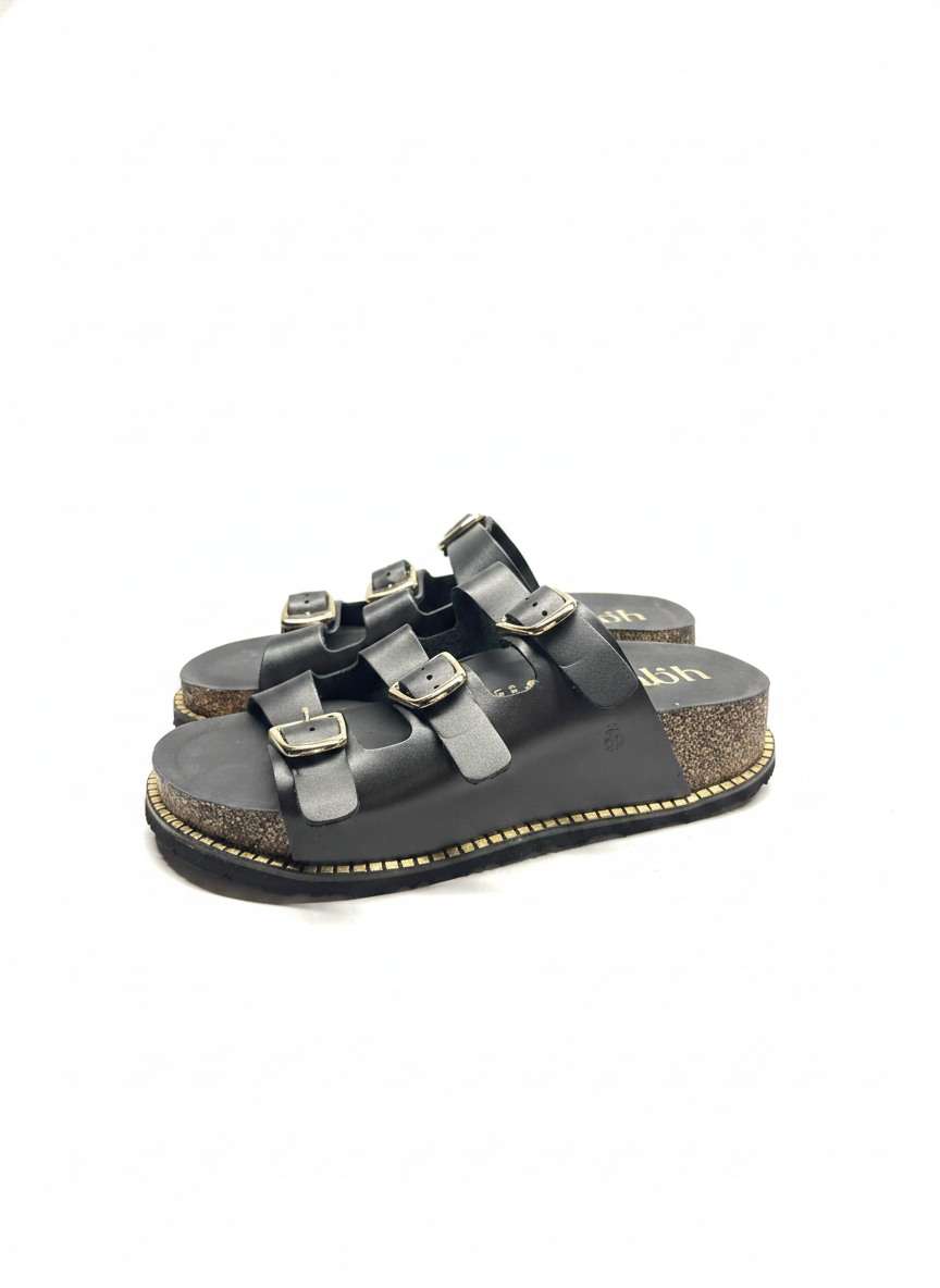 ALI-260 Sandalia plataforma ALASKA negro | Bildmaterial bereitgestellt von SHOES.PLEASE.