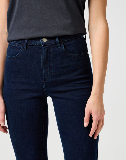STRAIGHT BLUE BLACK denim black