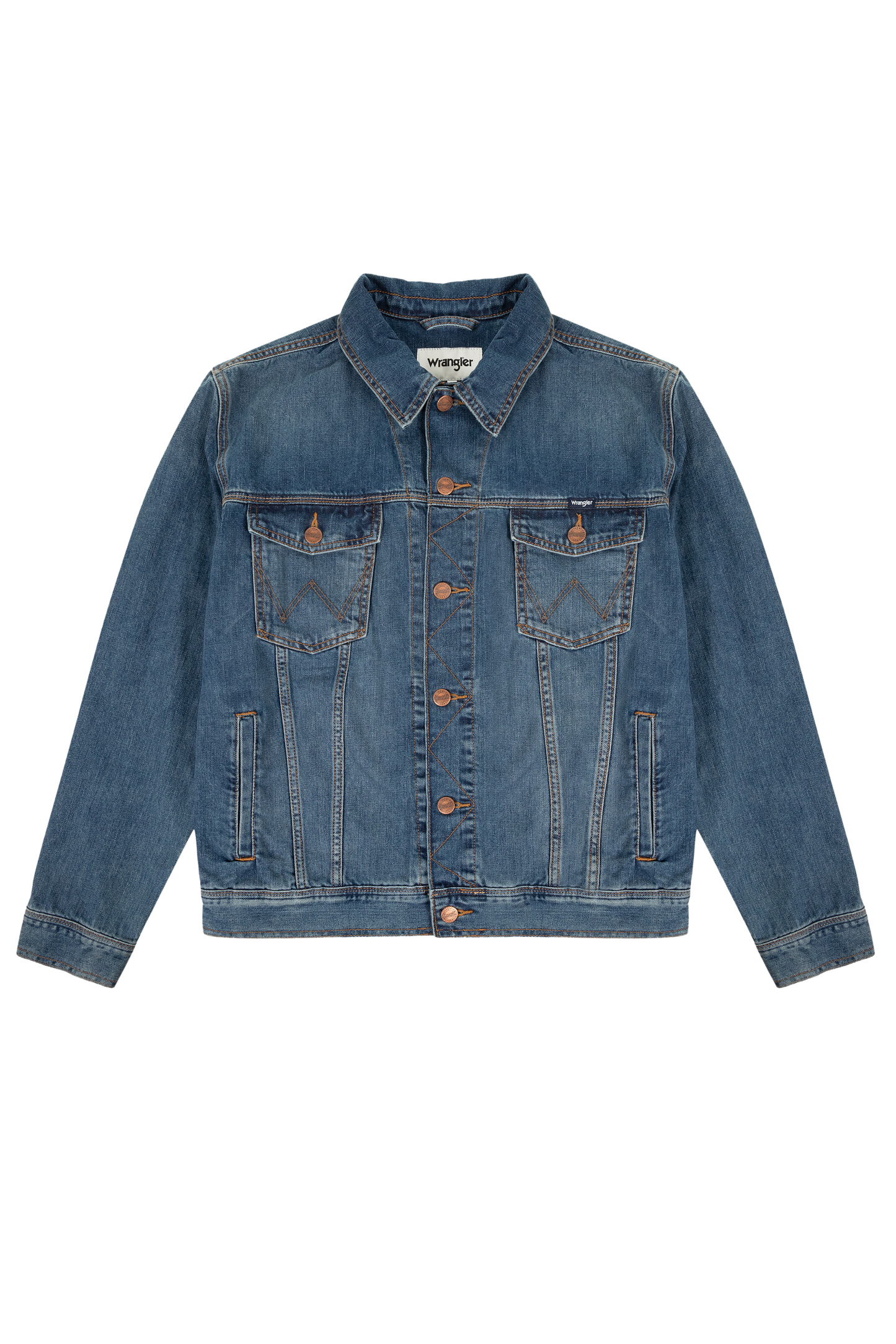 Wrangler Western DNM Jkt mid stone | Bildmaterial bereitgestellt von SHOES.PLEASE.