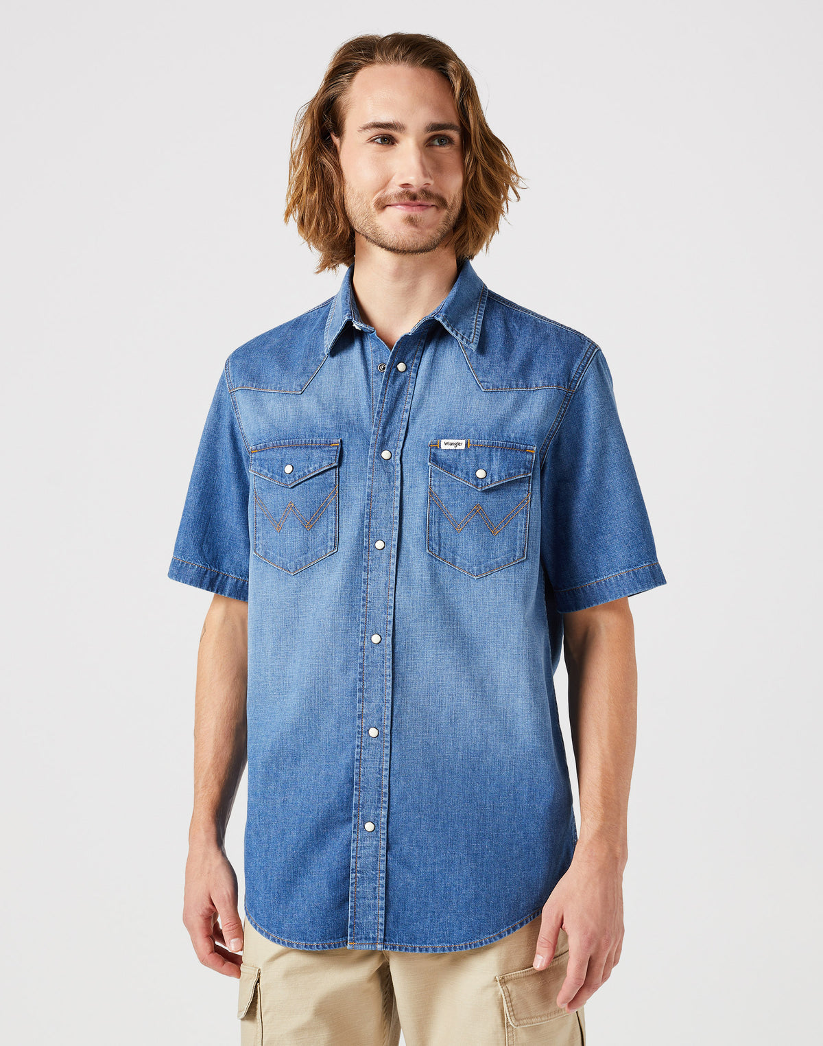 SS_WESTERN_SHIRT DUSKY blue | Bildmaterial bereitgestellt von SHOES.PLEASE.