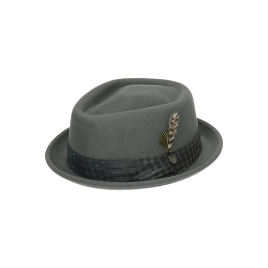 Stout Pork Pie dusk/dusk check grau