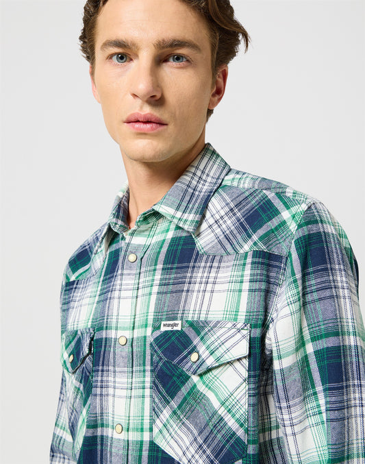 WESTERN_SHIRT_BLUE green