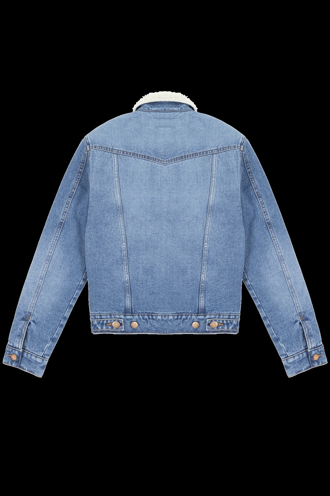 HERITAGE_SHERPA_JACKET FIRST_LOVE medium denim | Bildmaterial bereitgestellt von SHOES.PLEASE.