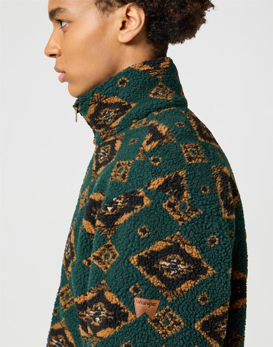SHERPA_JACKET SCARAB oliv