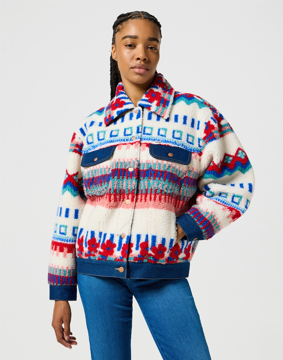 SHERPA_TRUCKER FUN_FLORAL gold dust | Bildmaterial bereitgestellt von SHOES.PLEASE.