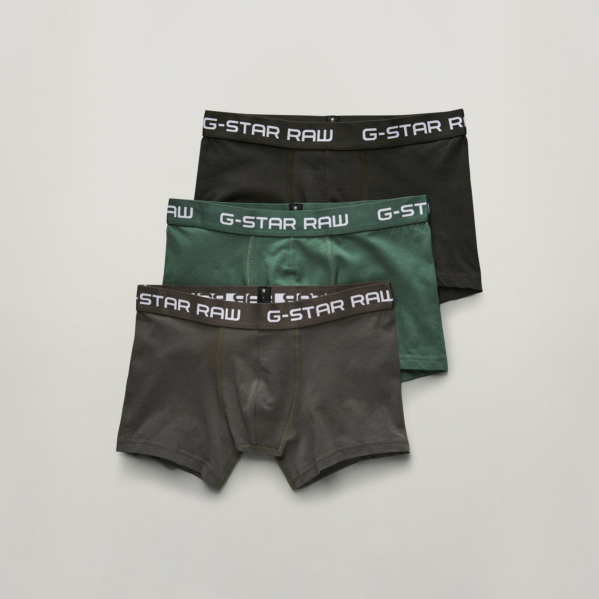 Classic trunk clr 3 pack gre/a/b/ jungle | Bildmaterial bereitgestellt von SHOES.PLEASE.
