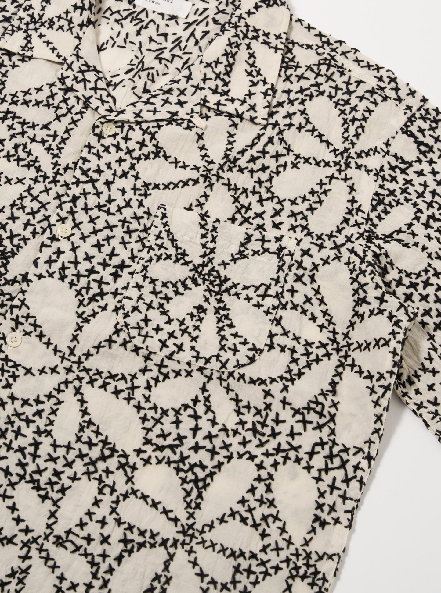 ROAD SHIRT ecru/black | Bildmaterial bereitgestellt von SHOES.PLEASE.