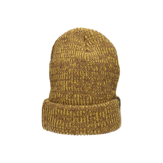Polar Chunky Beanie mustard brown marled gelb