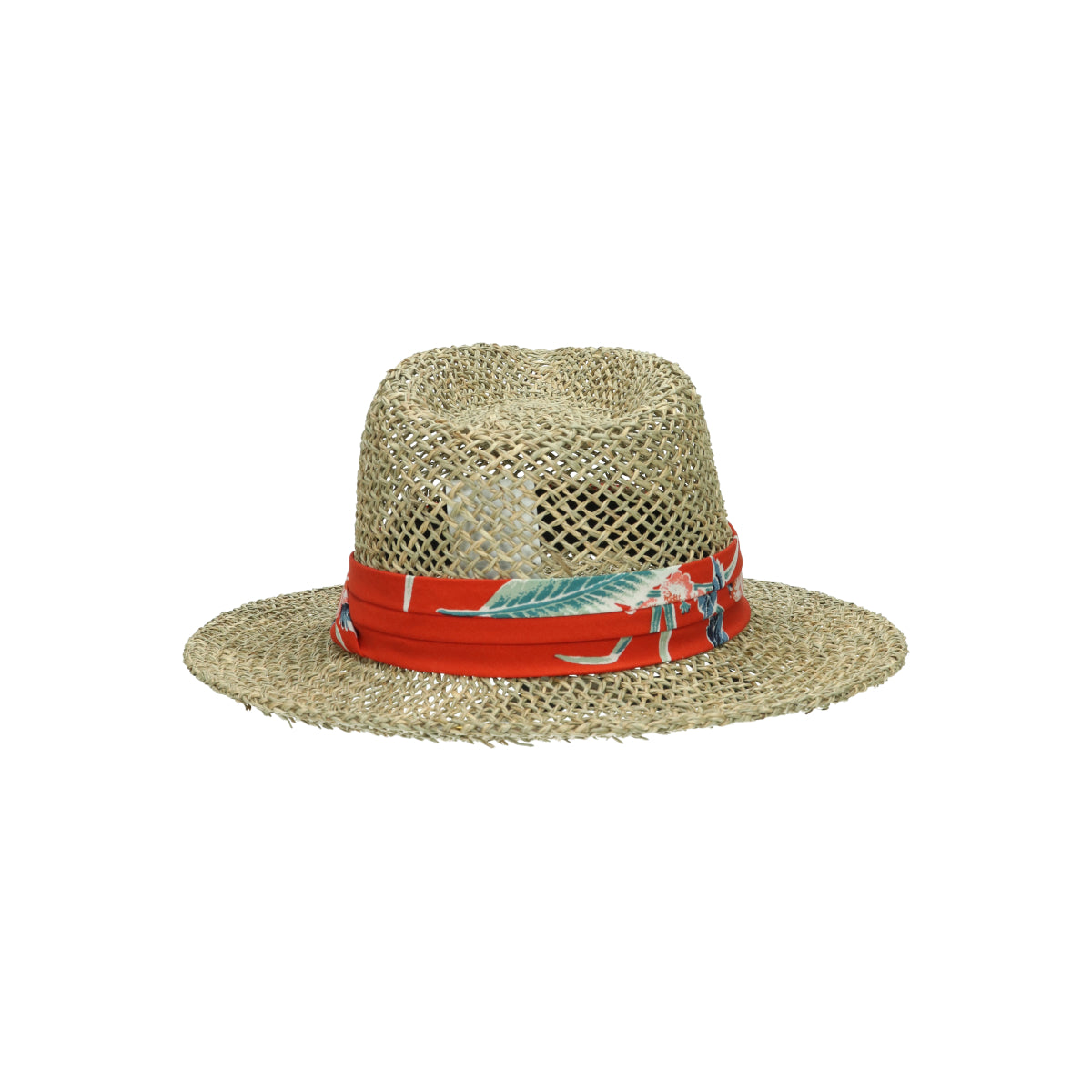 Aloha Straw Hat natural/burnt red beige rot | Bildmaterial bereitgestellt von SHOES.PLEASE.