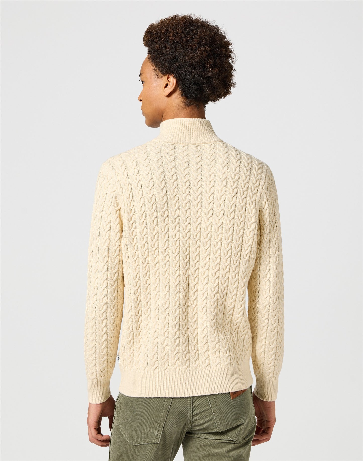 HALF_ZIP_KNIT ECRU off white | Bildmaterial bereitgestellt von SHOES.PLEASE.