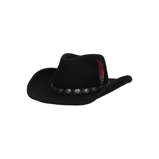 Western Woolfelt schwarz schwarz