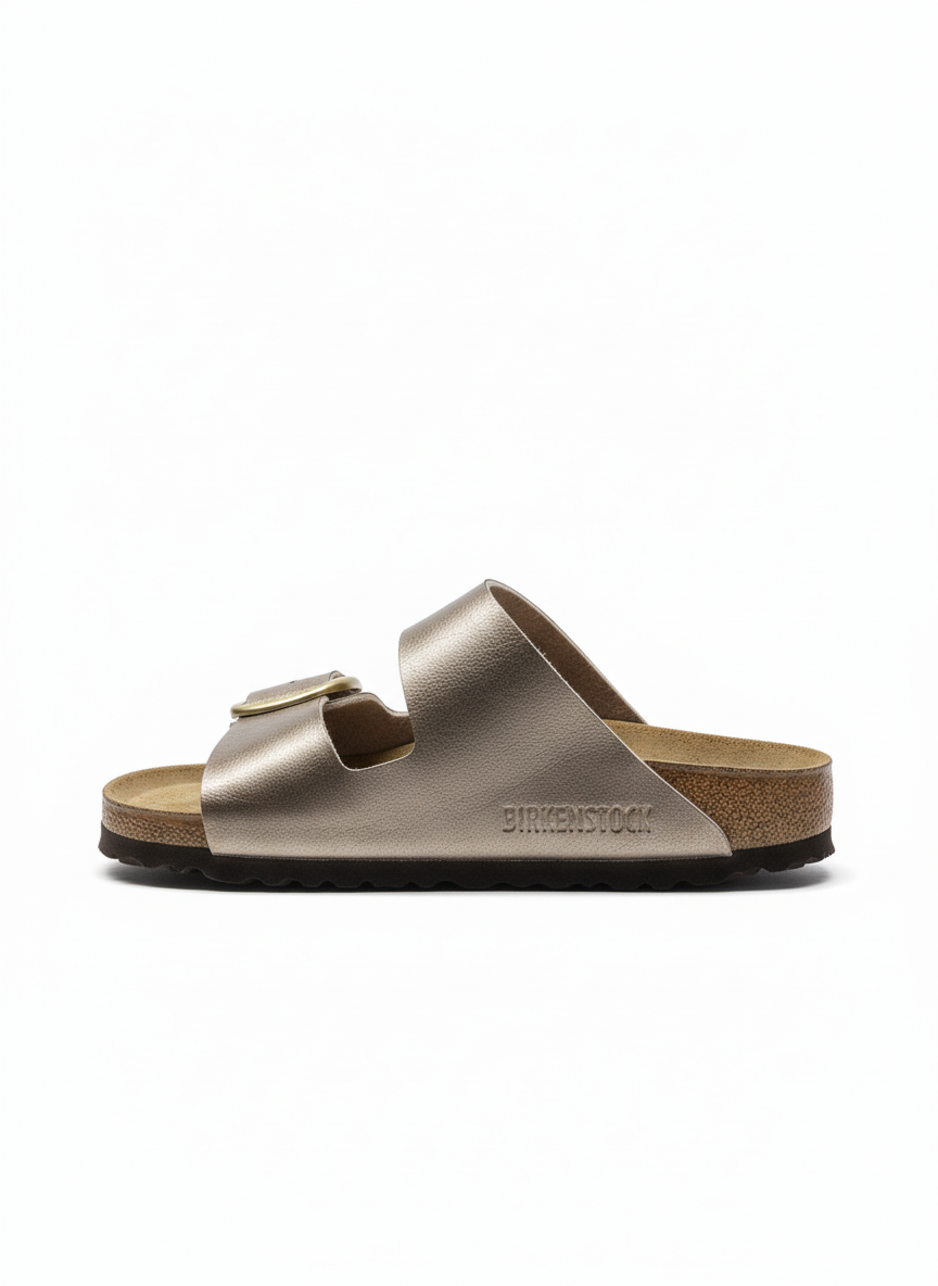 Arizona Big Buckle Birko-Flor Women Narrow graceful taupe | Bildmaterial bereitgestellt von SHOES.PLEASE.