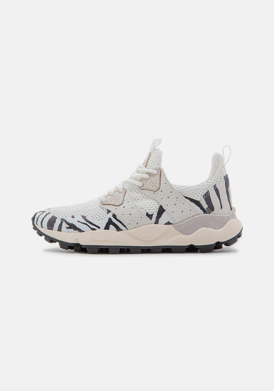 Corax Wmn Nylon/suede Print white/black