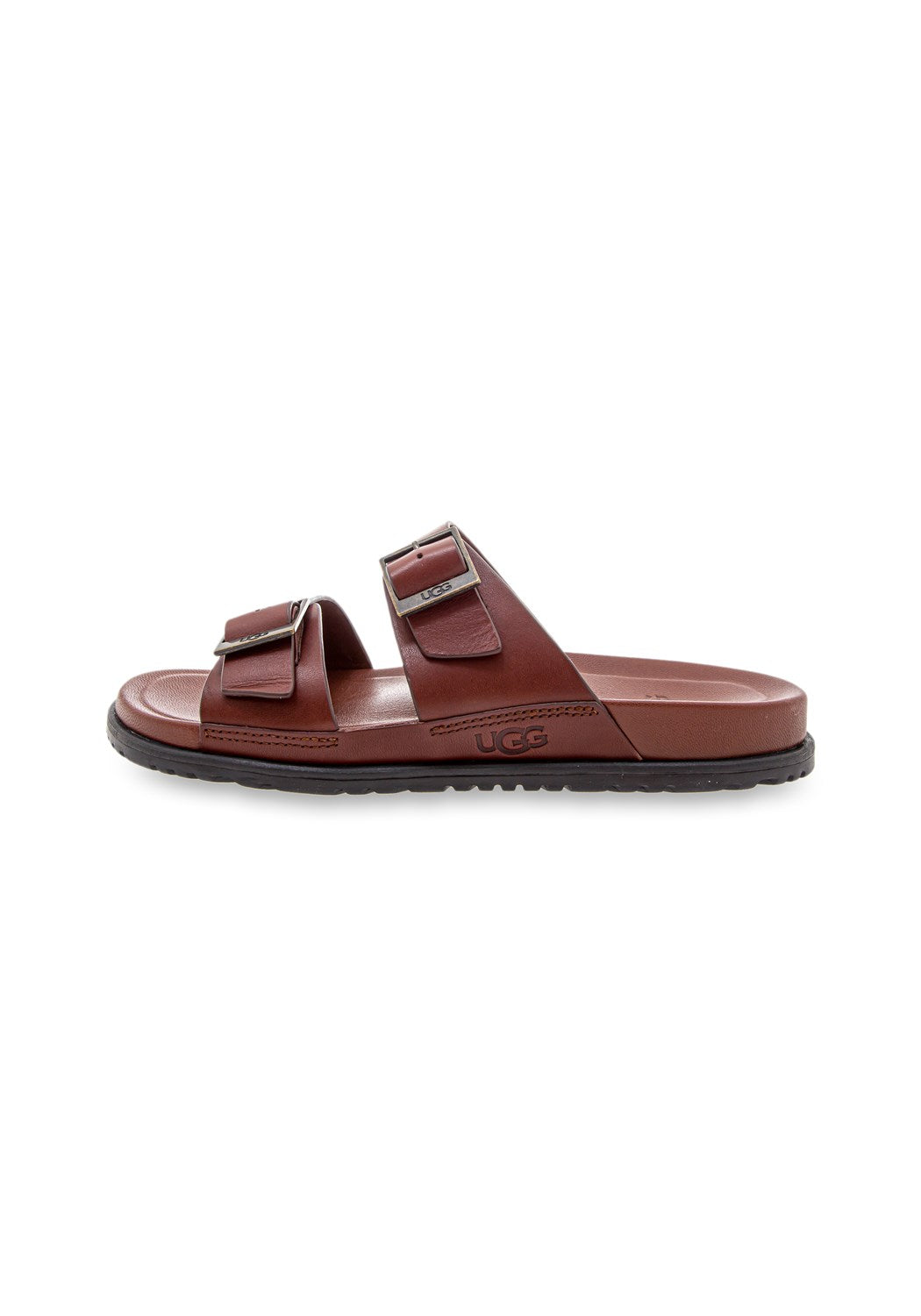 M Wainscott Buckle Slide cognac leather | Bildmaterial bereitgestellt von SHOES.PLEASE.