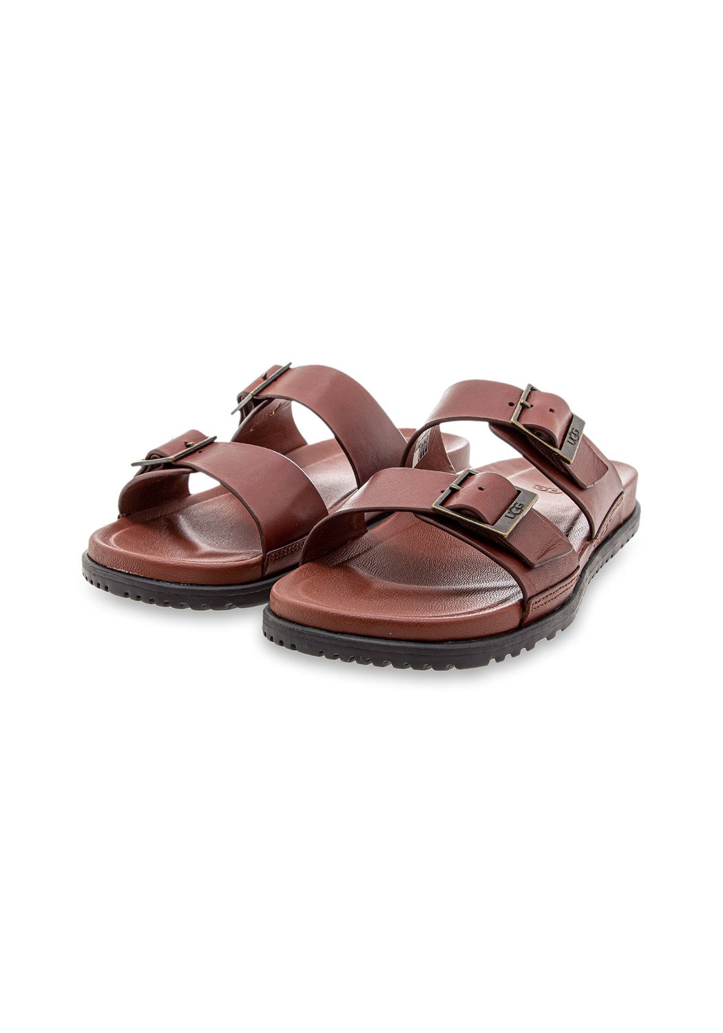 M Wainscott Buckle Slide cognac leather | Bildmaterial bereitgestellt von SHOES.PLEASE.