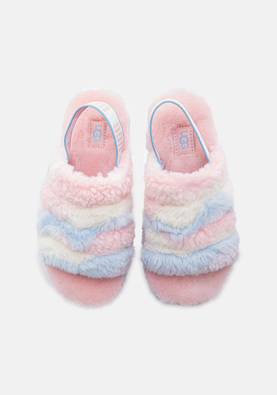 Kid´s Fluff Yeah Slide Cali Coll. pride | Bildmaterial bereitgestellt von SHOES.PLEASE.