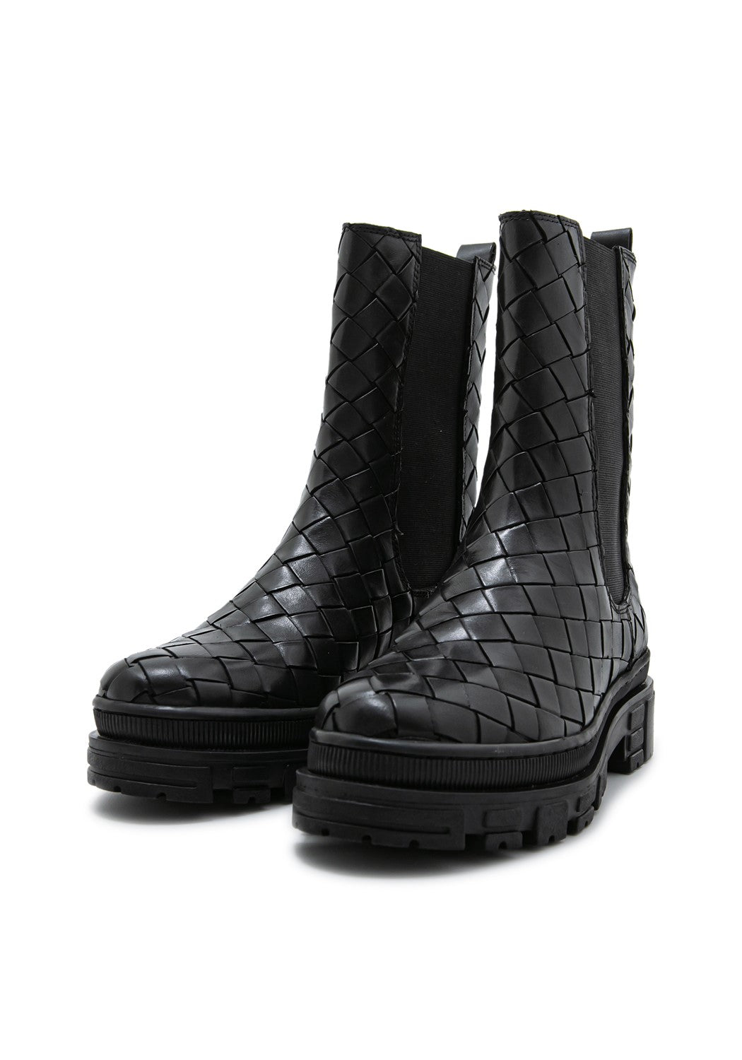 RSKate Boot braided blk/blk | Bildmaterial bereitgestellt von SHOES.PLEASE.