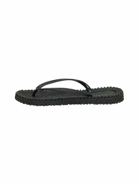 Flip Flop with Glitter black