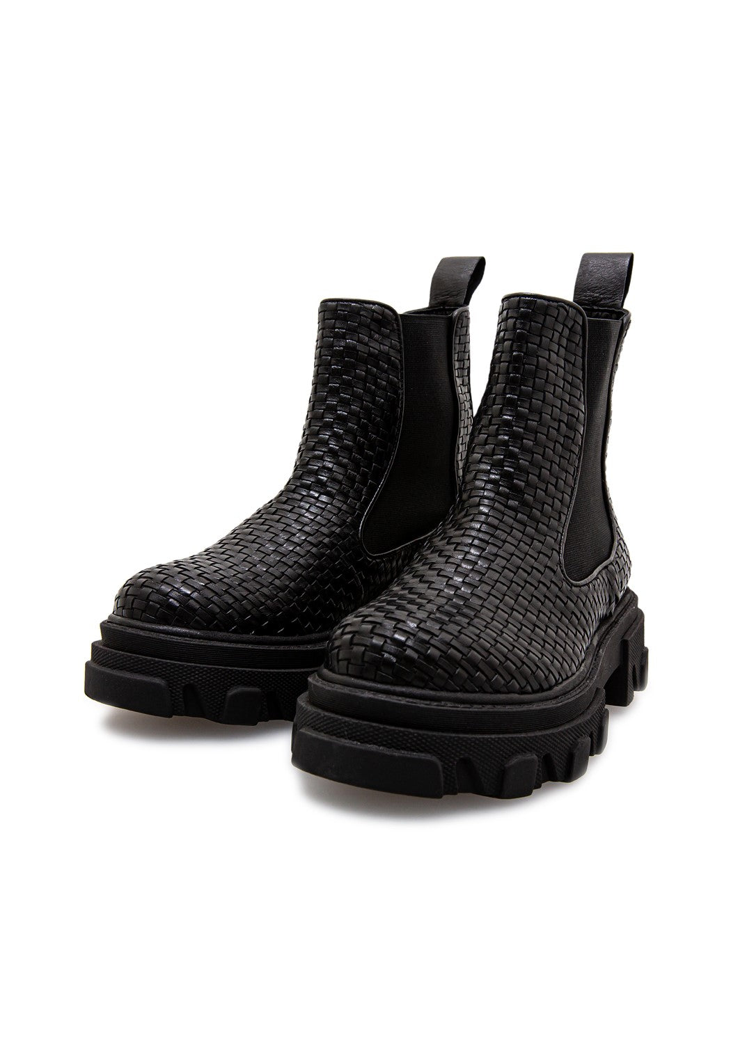 RSNola Short Chelsea Boot braided black | Bildmaterial bereitgestellt von SHOES.PLEASE.