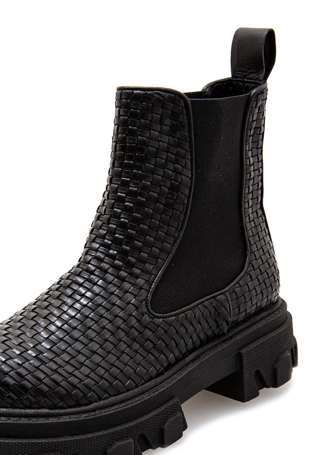 RSNola Short Chelsea Boot braided black | Bildmaterial bereitgestellt von SHOES.PLEASE.