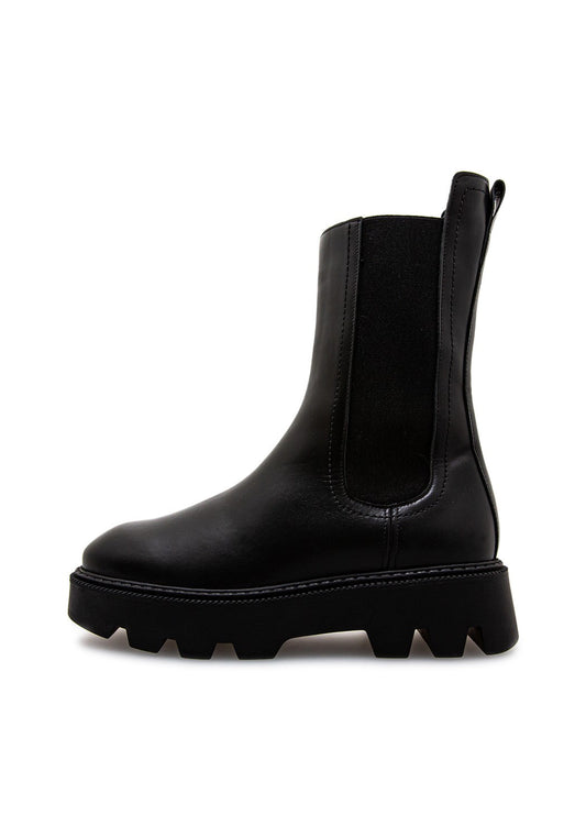 RSAnouk High Chelsea Boot blk/blk/blk