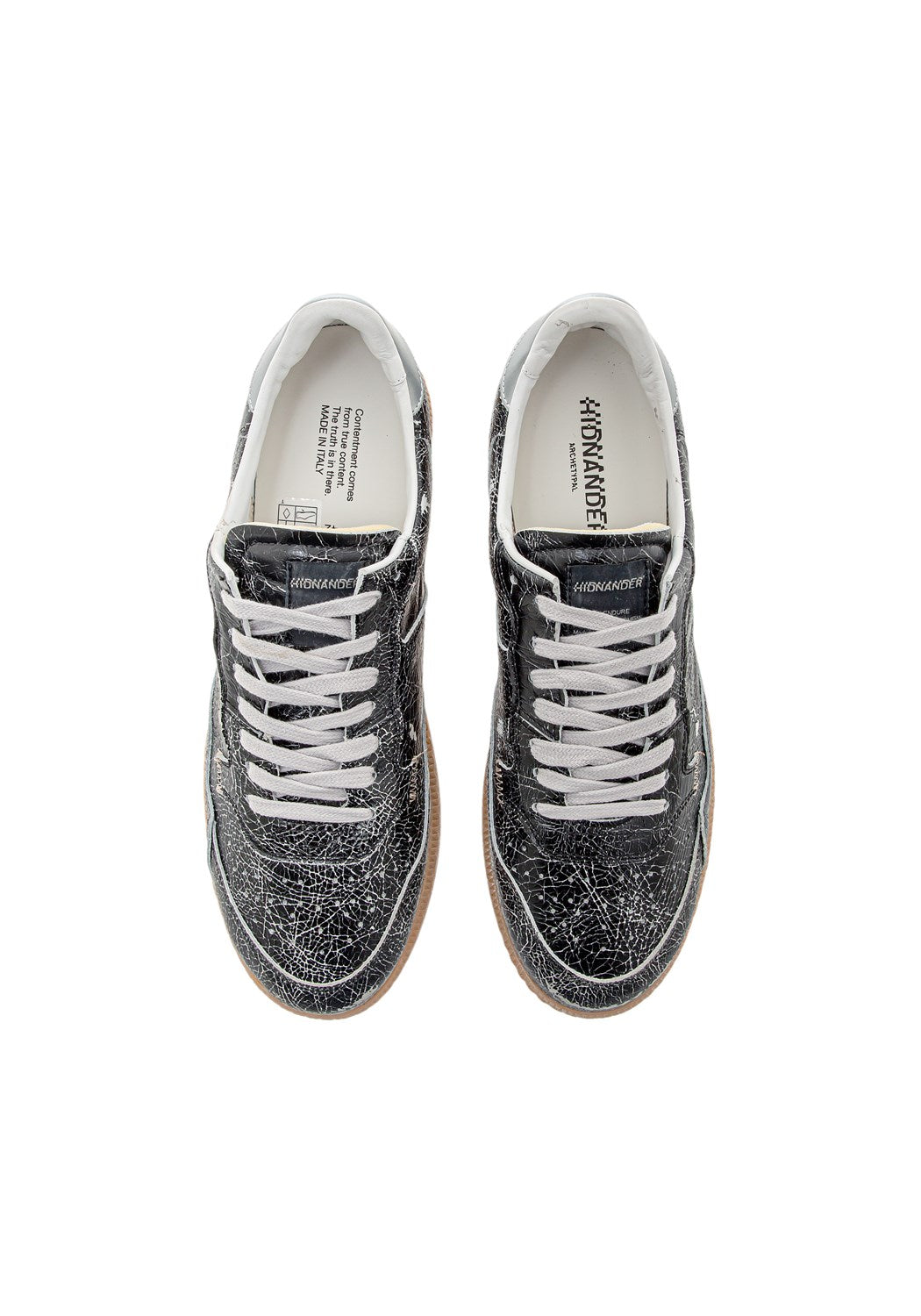 MEGA T M crinkled black/silver | Bildmaterial bereitgestellt von SHOES.PLEASE.