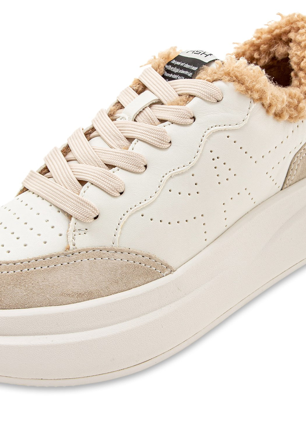 IMPULSFUR01 Combo A calfsuede white/br b | Bildmaterial bereitgestellt von SHOES.PLEASE.