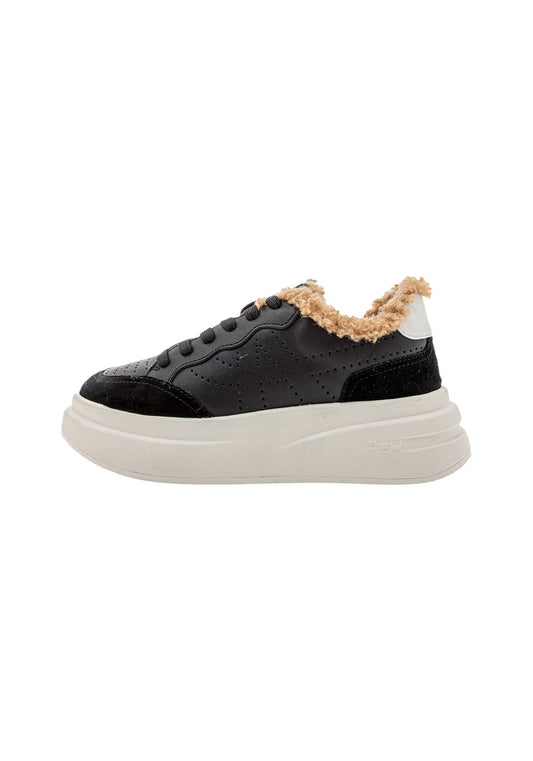 IMPULSFUR02 Combo B calfsuede blk/br wht