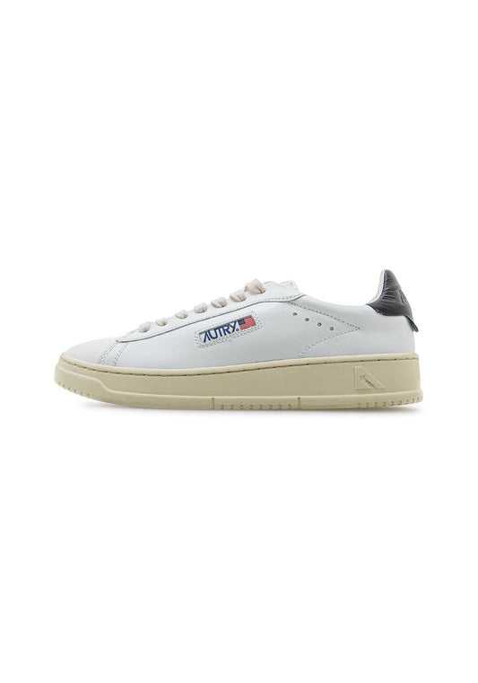 Autry 01 Low man Leather/Leather wht/blk