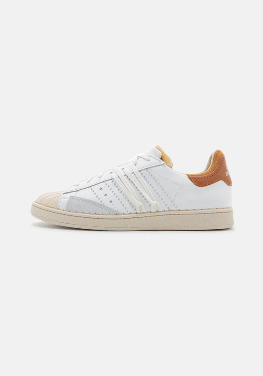 Stripeless Ultimate Atari white/cognac dunkel
