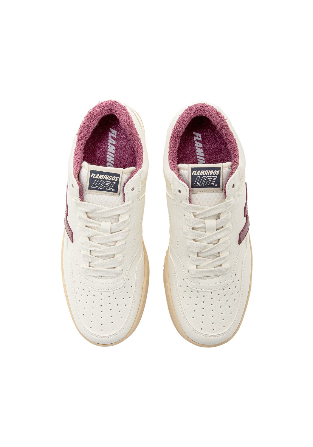 Retro 90s pearl vanilla aubergine | Bildmaterial bereitgestellt von SHOES.PLEASE.