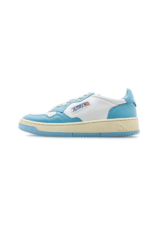 Autry 01 Low Wmn Leather/Leather wht/sea