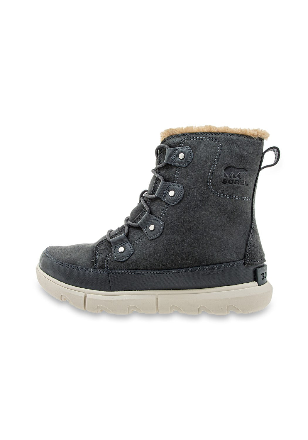 SOREL EXPLORER™ II JOAN FAUX FUR WP gril | Bildmaterial bereitgestellt von SHOES.PLEASE.