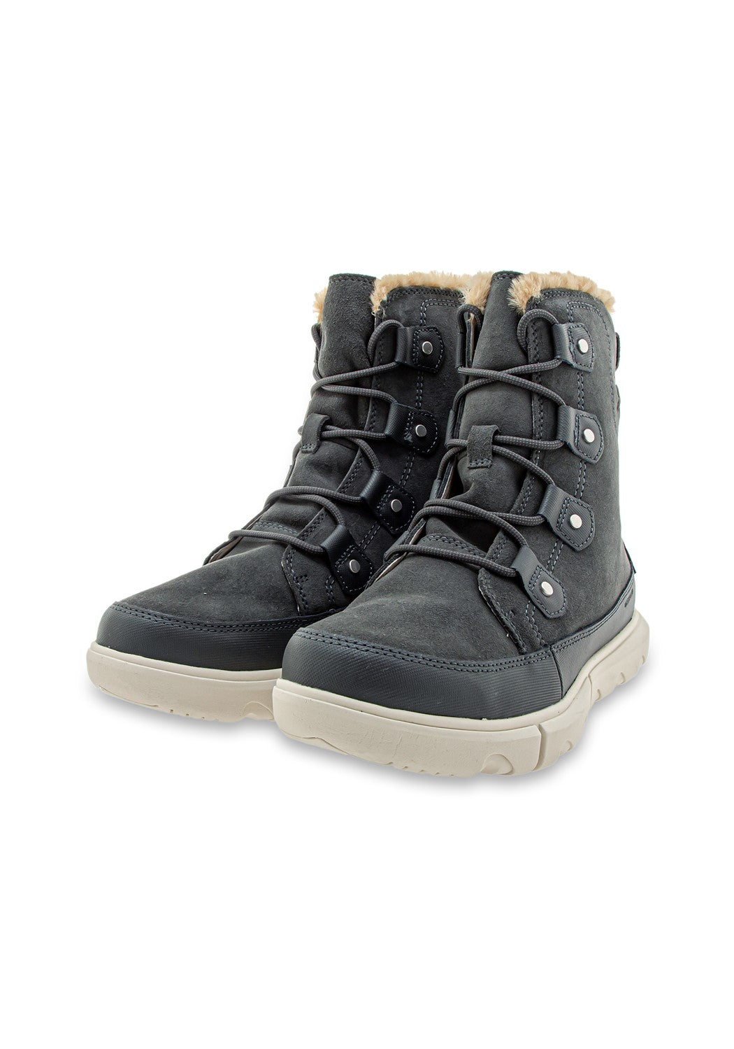 SOREL EXPLORER™ II JOAN FAUX FUR WP gril | Bildmaterial bereitgestellt von SHOES.PLEASE.