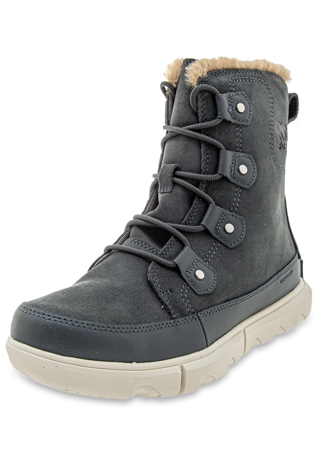 SOREL EXPLORER™ II JOAN FAUX FUR WP gril | Bildmaterial bereitgestellt von SHOES.PLEASE.