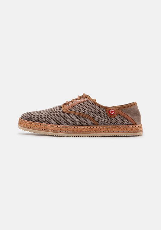 NOBRAND Schnürschuhe Bluish 2 beige taupe/cognac