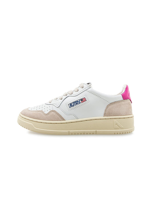 AUTRY 01 LOW WOM LEAT/SUEDE white/bubble