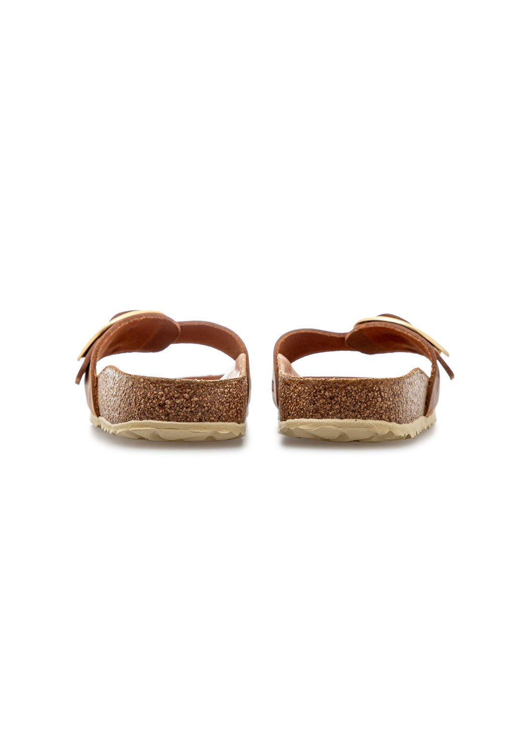 Madrid Big Buckle Oiled Leather Women Narrow cognac | Bildmaterial bereitgestellt von SHOES.PLEASE.