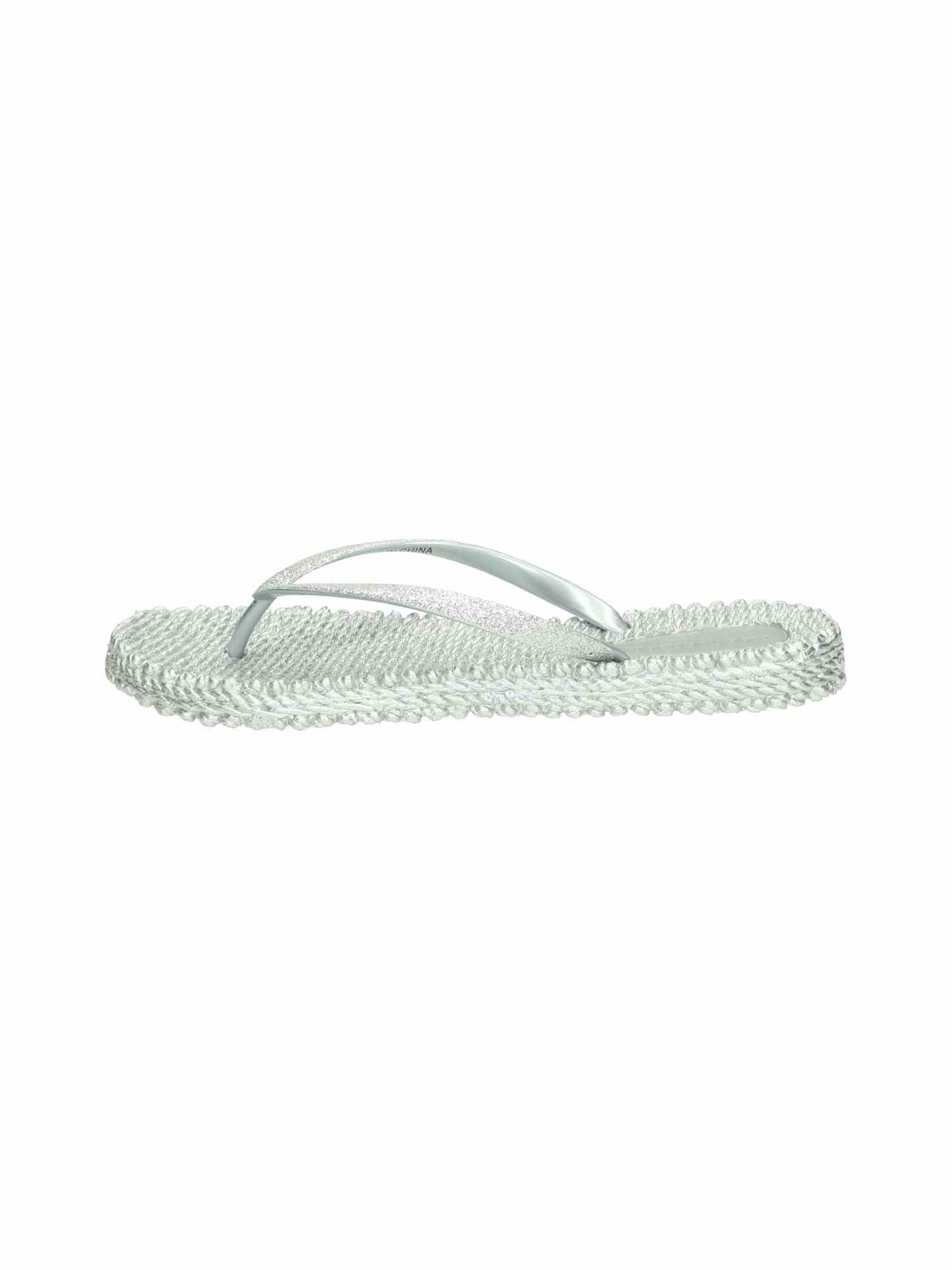 Flip Flop with Glitter silver | Bildmaterial bereitgestellt von SHOES.PLEASE.