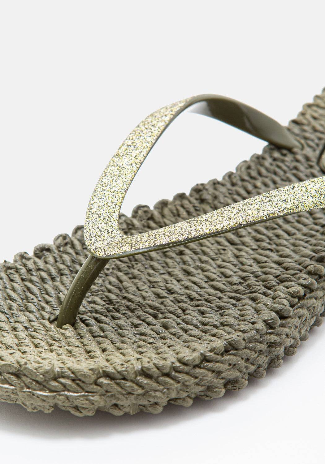 Flip Flop with Glitter army | Bildmaterial bereitgestellt von SHOES.PLEASE.