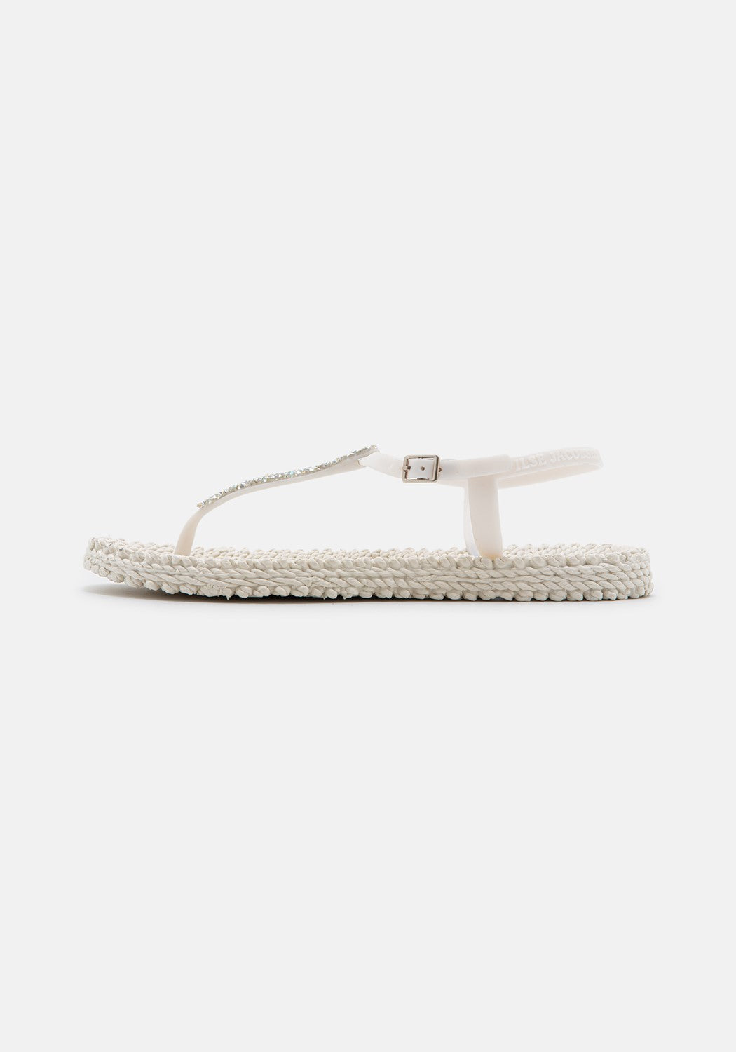 Flip Flop with Glitter creme | Bildmaterial bereitgestellt von SHOES.PLEASE.