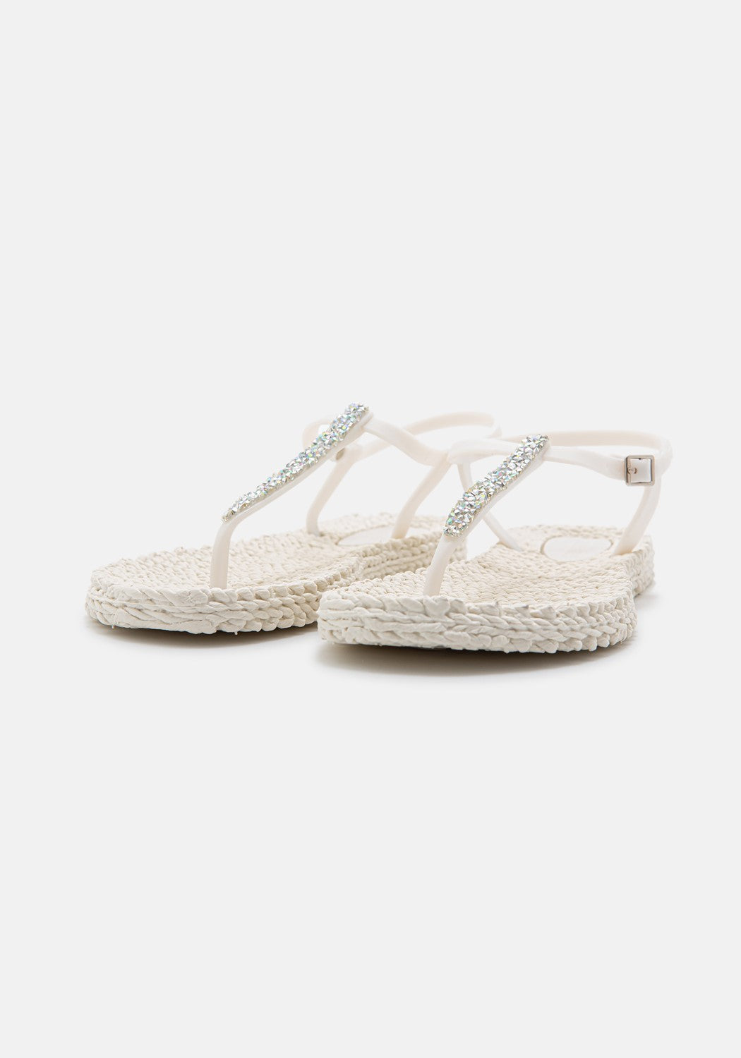 Flip Flop with Glitter creme | Bildmaterial bereitgestellt von SHOES.PLEASE.