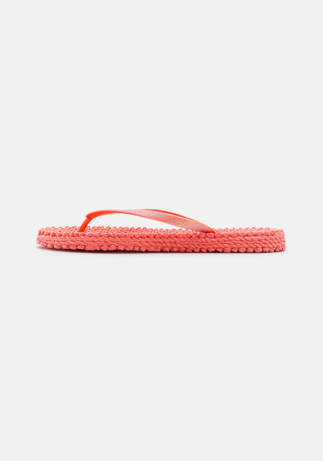 Flip Flop with Glitter indian red | Bildmaterial bereitgestellt von SHOES.PLEASE.