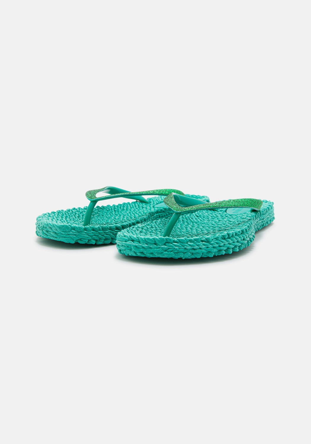 Flip Flop with Glitter north green | Bildmaterial bereitgestellt von SHOES.PLEASE.