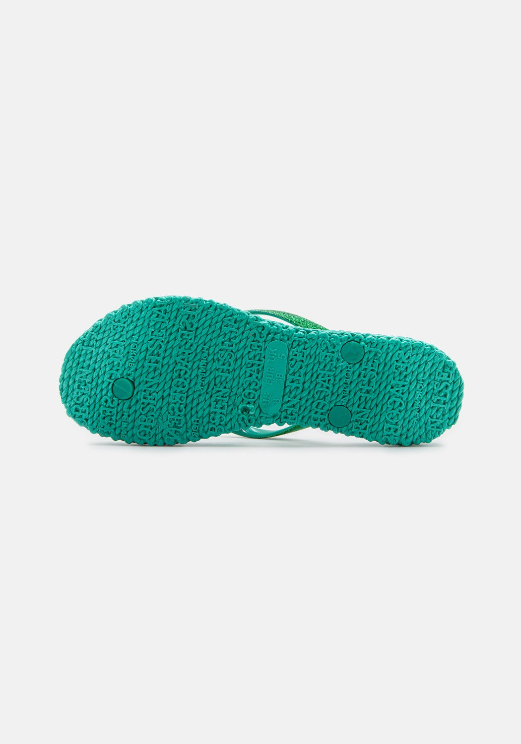 Flip Flop with Glitter north green | Bildmaterial bereitgestellt von SHOES.PLEASE.