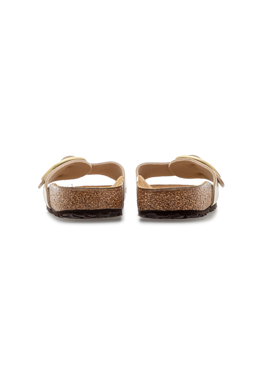 Madrid Big Buckle Birko-Flor Women Narrow graceful pearl white | Bildmaterial bereitgestellt von SHOES.PLEASE.