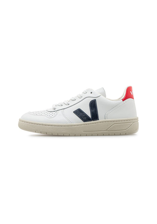 V-10 Leather extra white nautico pekin