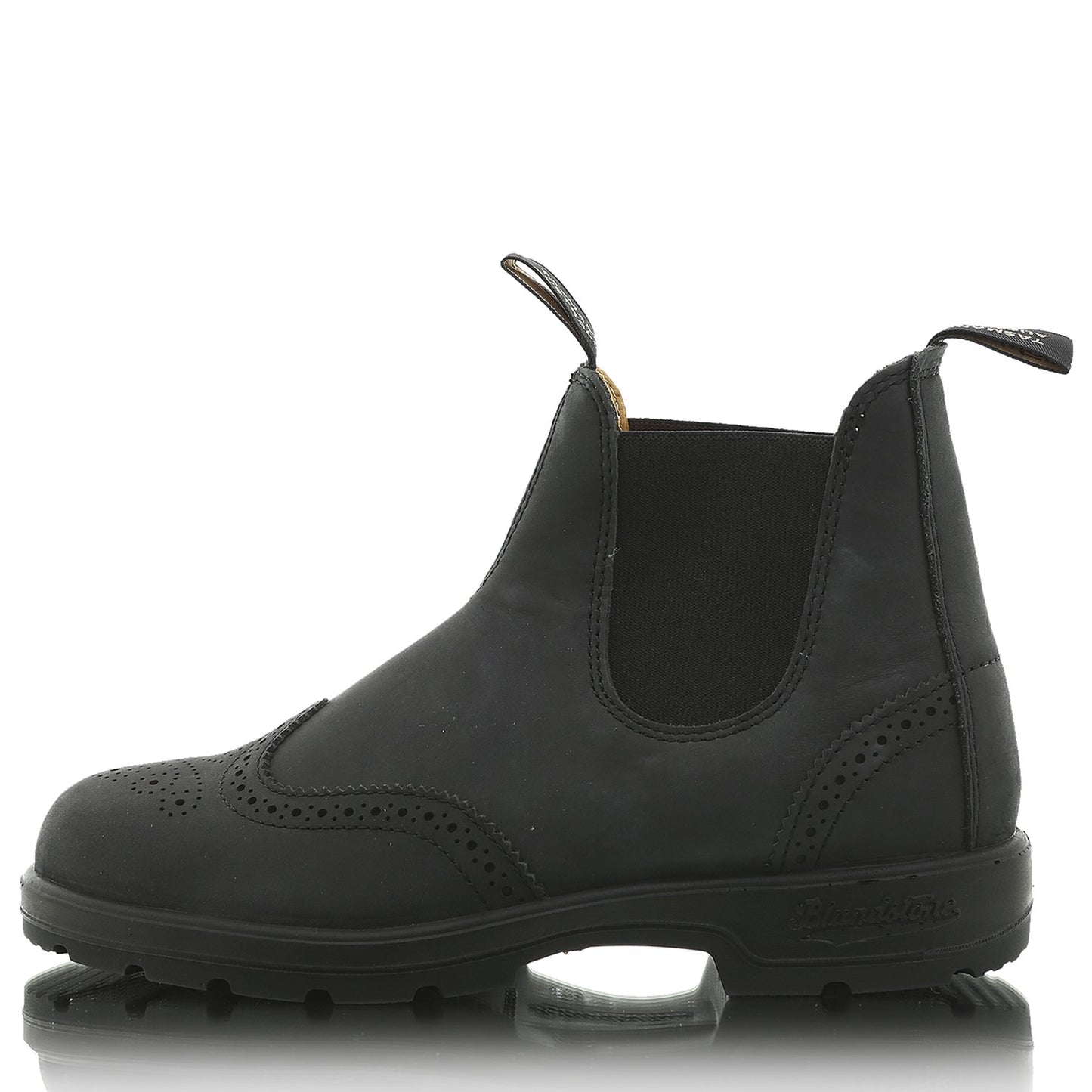1472 Men Brogued Rustic black Leather | Bildmaterial bereitgestellt von SHOES.PLEASE.