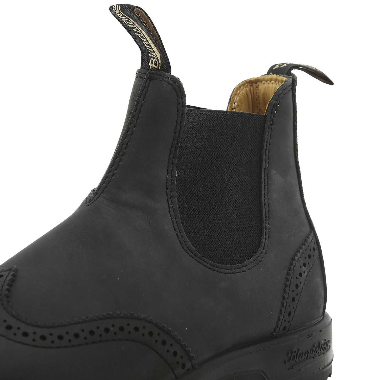 1472 Men Brogued Rustic black Leather | Bildmaterial bereitgestellt von SHOES.PLEASE.