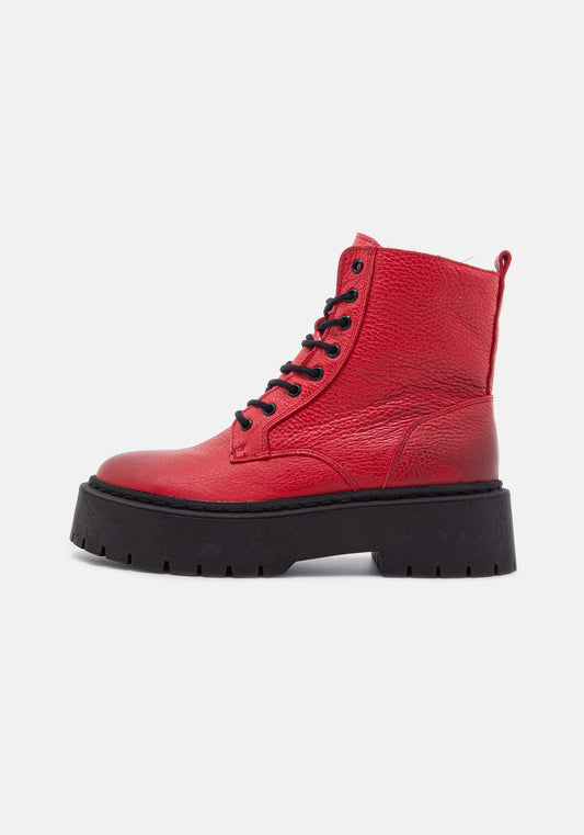 Mary Boot red/black